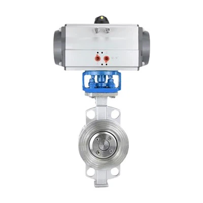 Wafer CF8 A351 pneumaattinen läppäventtiilitoimilaite