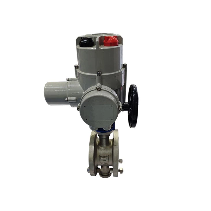 Valve DN100 V Port Cut Off Ball Valve