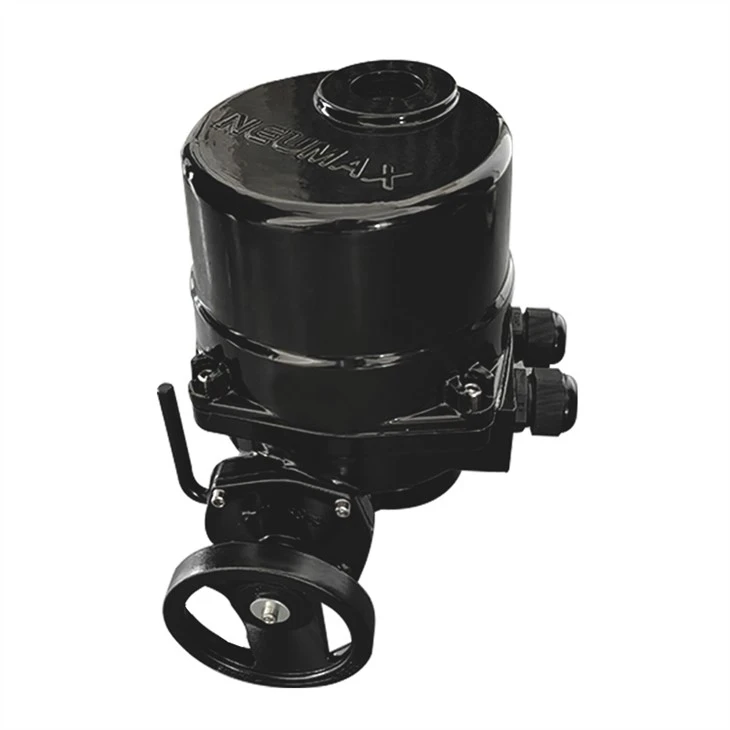 Functional Quarter-turn Electric Valve Actuator Aviation Plug Junction Box Control Box